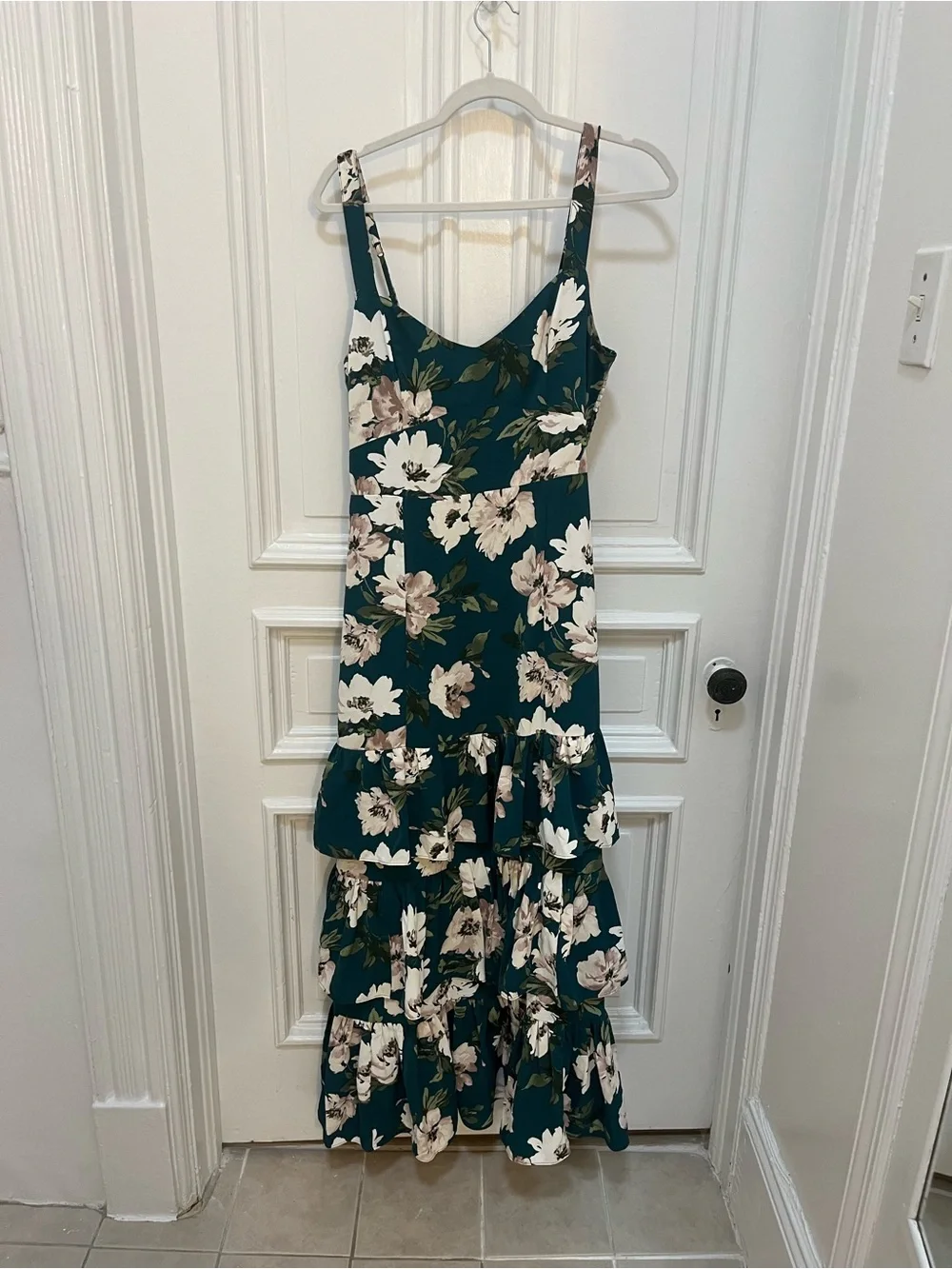 Abercrombie & Fitch green floral